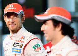 Jenson Button and Sergio Perez