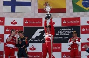 Spanish GP Podium
