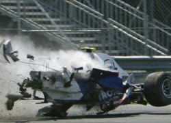 Robert Kubica had a massive side impact crash in Montreal in 2007