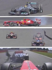 Pirelli tyre failures during the British Grand prix