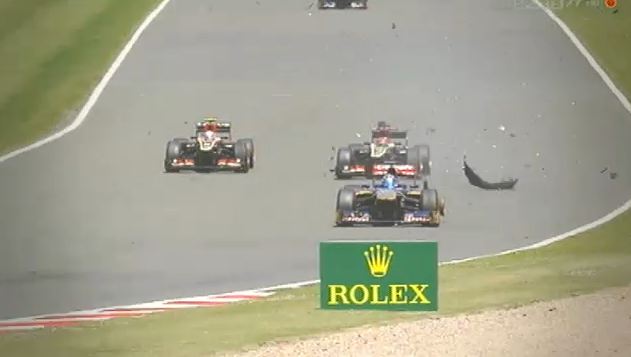 British Grand Prix Tyre failure