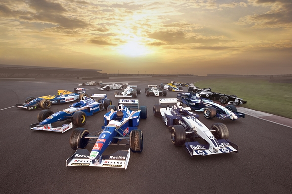 Williams F1 team celebrating 600 races