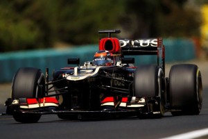 Kimi Raikkonen, Lotus, at Hungarian GP