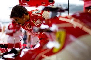 Fernando Alonso. Photo by the Ferrari Twitter Team