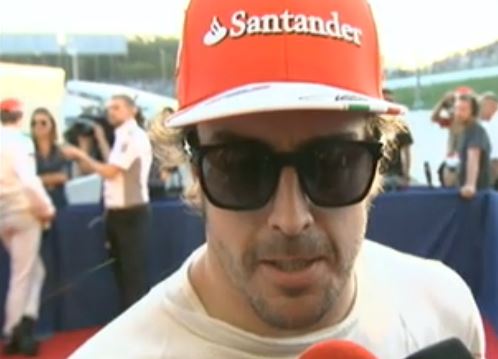 Fernando Alonso after the Japanese Grand Prix