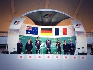 Top 3 Podium at Suzuka