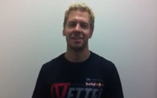 Sebastian Vettel, a video message for his fans