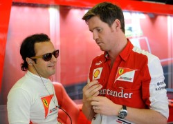 Rob Smedley with Felipe Massa at Ferrari