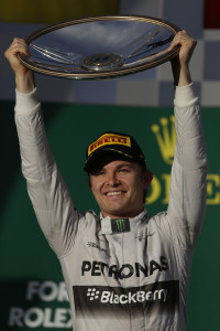 Nico Rosberg wins the Australian Grand Prix for Mercedes