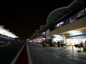 Bahrain GP night race pits