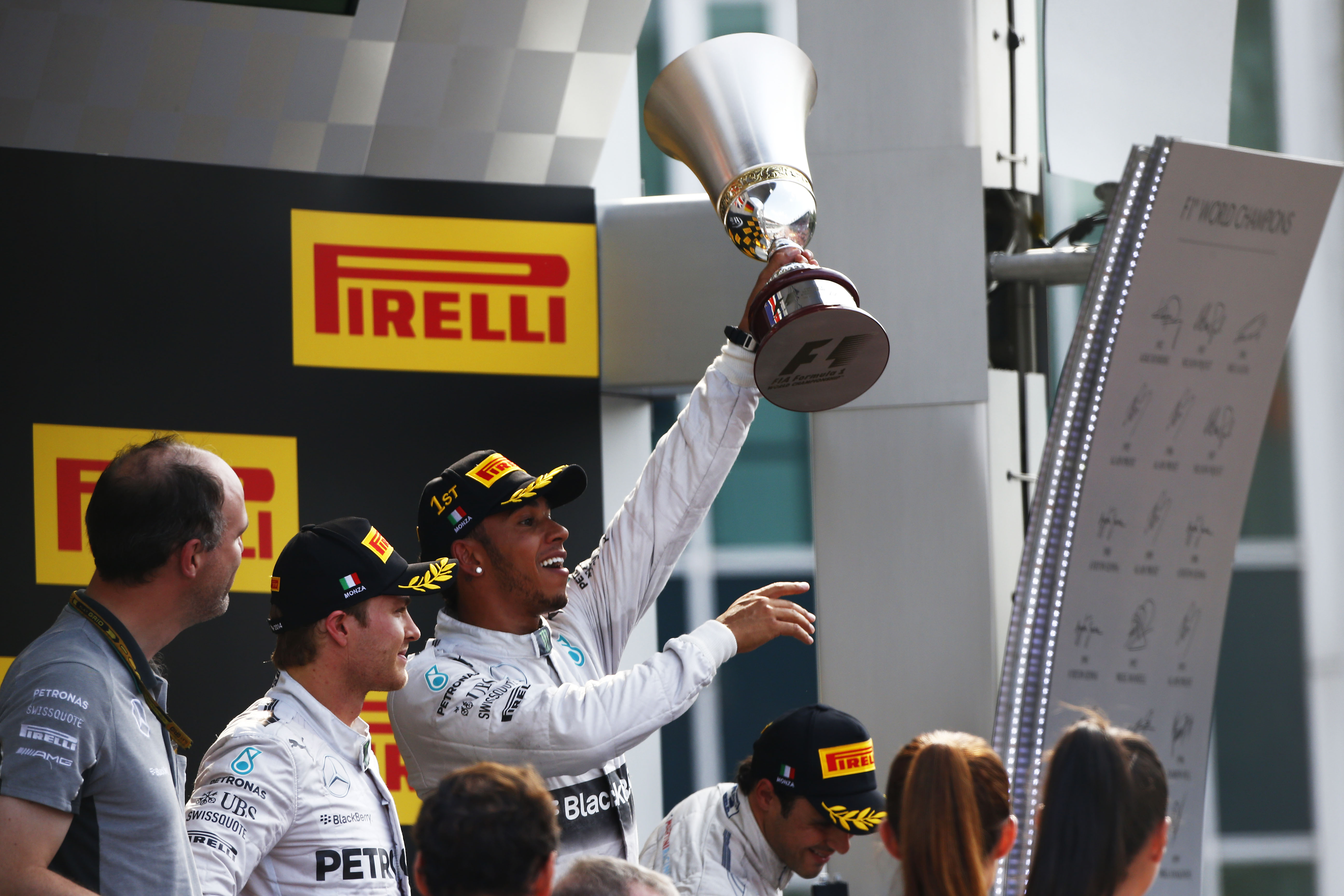 Lewis Hamilton_Monza 2014 Podium
