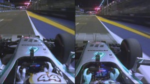 Rosberg Hamilton, Singapore Grand Prix Qualifying