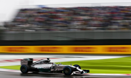 Lewis Hamilton of Mercedes in action during the Japan Grand Prix.