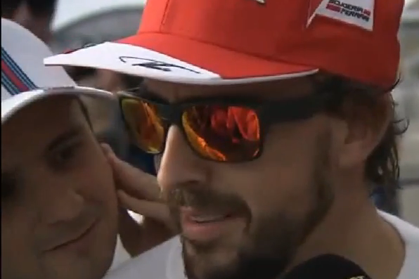 Felipe Massa and Fernando Alonso