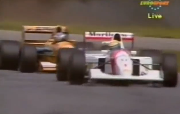 Inerlagos, 1992 Brazilian Grand Prix, Senna vs Schumacher