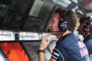 Christian Horner Pit Wall