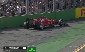 Australian Grand Prix, Kimi Raikkonen retires