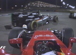 Sebastian Vettel, Sergio Perez, collide at Bahrain Grand Prix second practice session