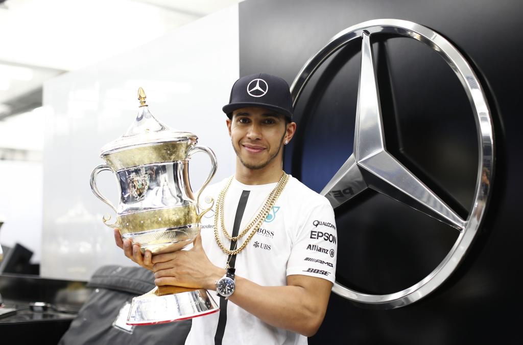 Lewis Hamilton, Mercedes AMG F1, Winner 2015 F1 Bahrain GP