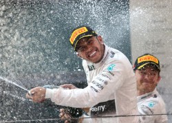 Lewis Hamilton and Nico Rosberg, F1 Chinese Grand Prix