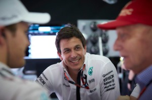 Mercedes team boss, Toto Wolff, at the F1 Malaysian Grand Prix - Image credit: Mercedes AMG F1