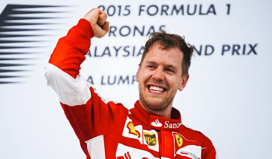 Team radio messages between Sebastian Vettel and the Ferrari crew after winning the F1 Malaysian Grand Prix