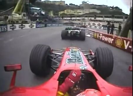2006 Monaco GP. Michael Schumacher vs Rubens Barichello