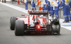 Vettel Typre Blow Out_Belgium 2015