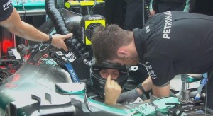 Nico Rosberg, FP1, Singapore GP