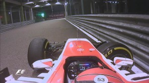 Alexander Rossie Crash, FP1, Singapore GP