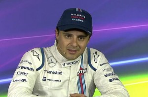 Felipe Massa, delighted with his Monza podium at the F1 Italian grand prix