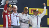 Felipe Massa on the Monza Italian Grand Prix podium