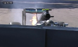 NicO Rosberg retires from the Italian Grand prix
