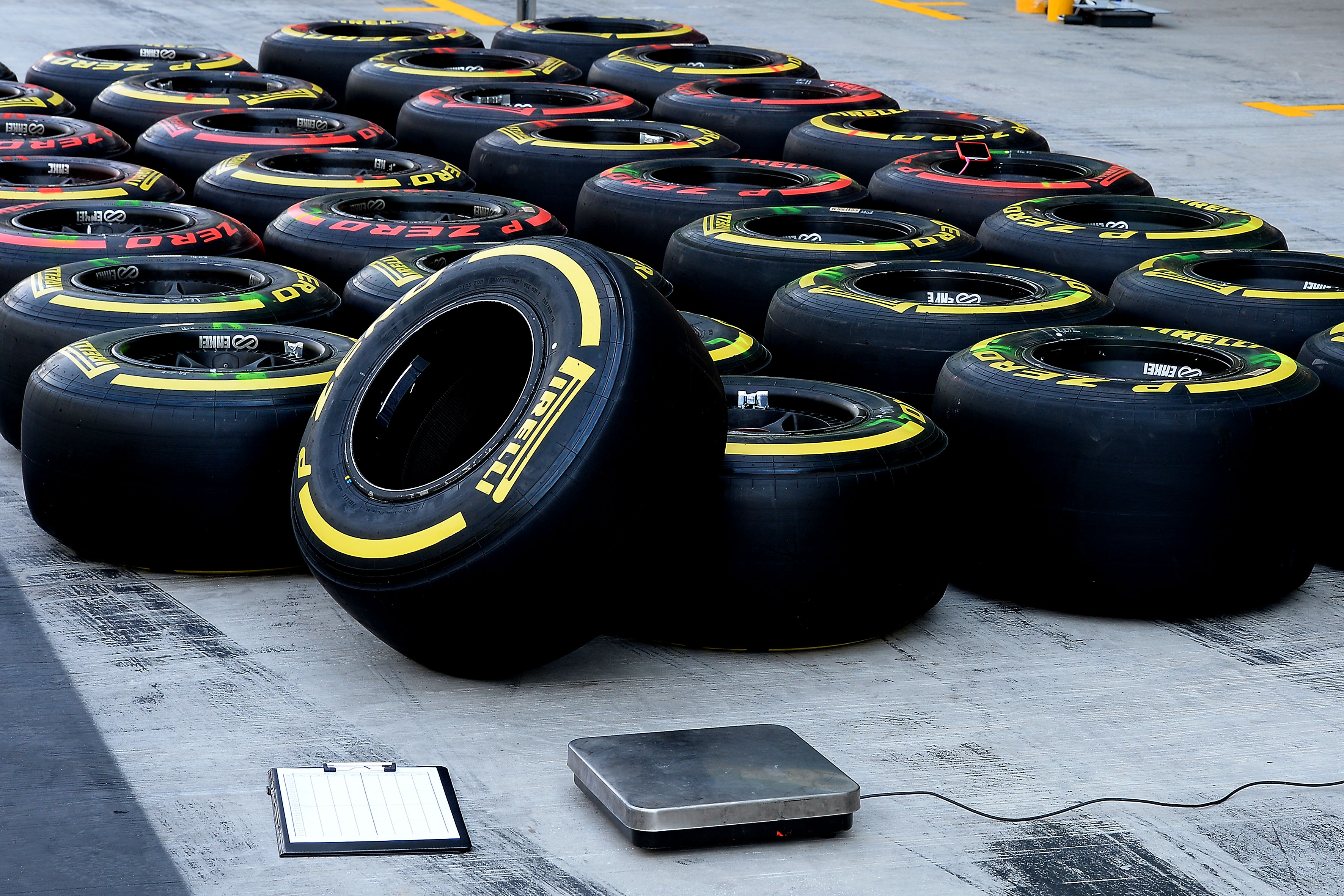 Pirelli F1 tyre test