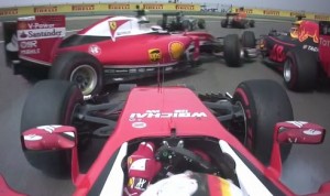 Ferrari contact for Kimi Raikkonen and Sebastian Vettel at the chinese GP