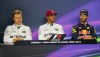 Spanish GP qualifying press conference, Nico Rosberg, Lewis Hamilton, Daniel Ricciardo