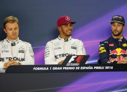 Spanish GP qualifying press conference, Nico Rosberg, Lewis Hamilton, Daniel Ricciardo