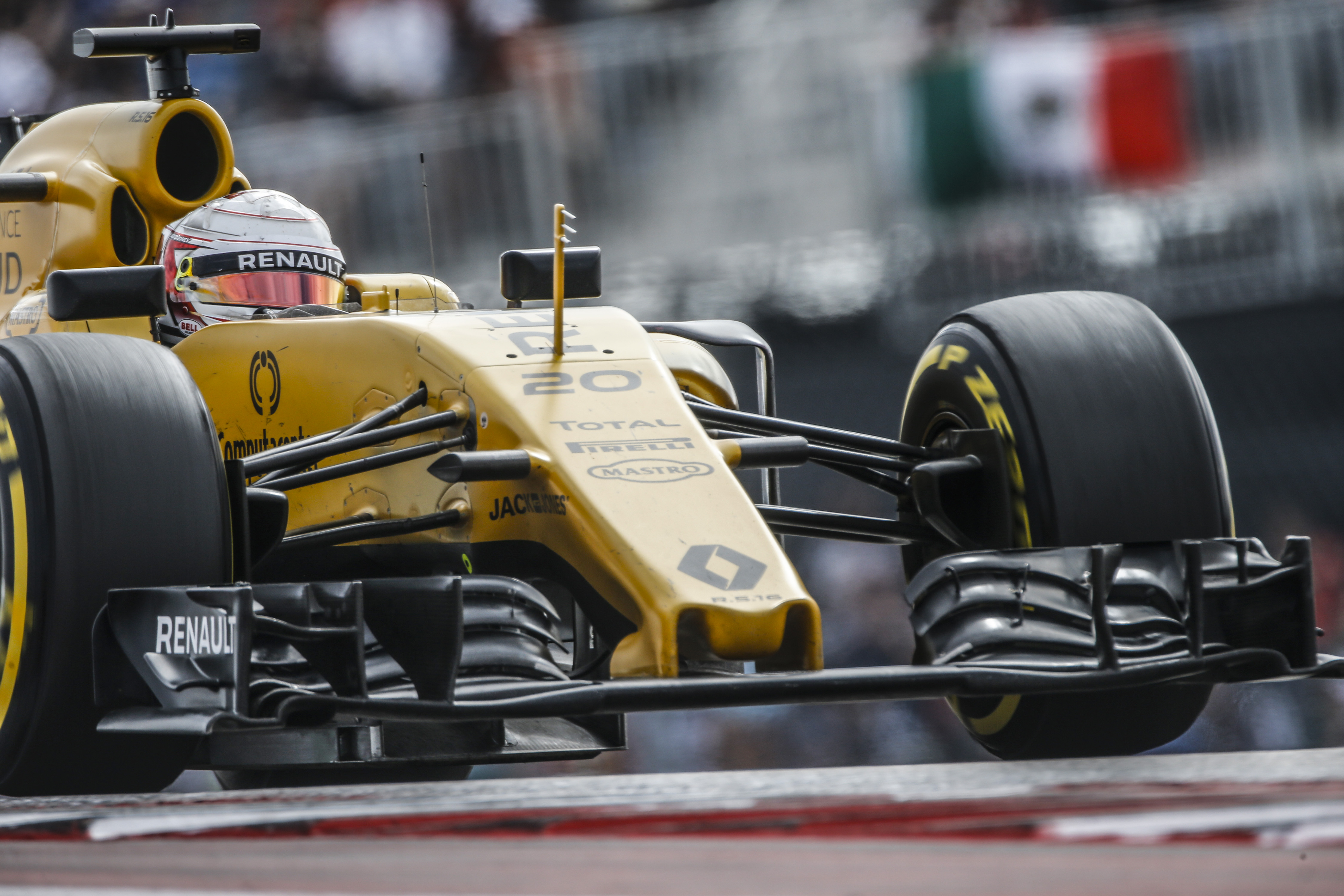 20 MAGNUSSEN Kevin (dnk) Renault RS.16 action during the 2016 Formula One World Championship, United States of America Grand Prix from october 21 to 23 in Austin, Texas, USA - Photo Francois Flamand / DPPI