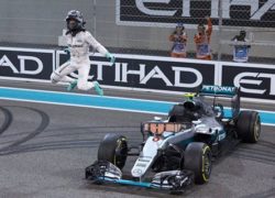 Nico Rosberg wins the Abu Dhabi grand prix