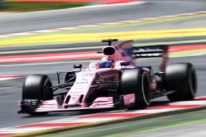 Sergio Perez (MEX) Sahara Force India F1 VJM10. Spanish Grand Prix, Sunday 14th May 2017. Barcelona, Spain.