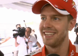 Sebastian Vettel Post race interview - 2015 F1 Malaysian GP